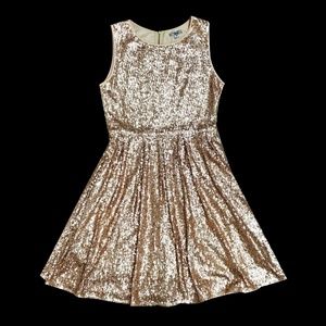 ISSI Dresses - All-Sequin Gold Dress ISSI Dresses - All-Sequin Gold Dress
